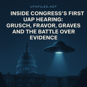 Inside Congress’s First UAP Hearing: Grusch, Fravor, Graves and the Battle Over Evidence